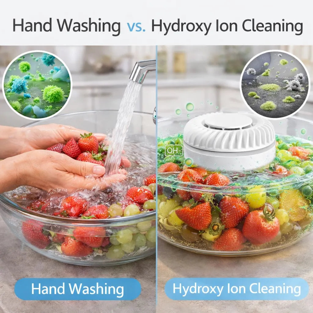 Fruit & Vegetable Washer – Remove Dirt & Residue for a Fresher, Cleaner Wash