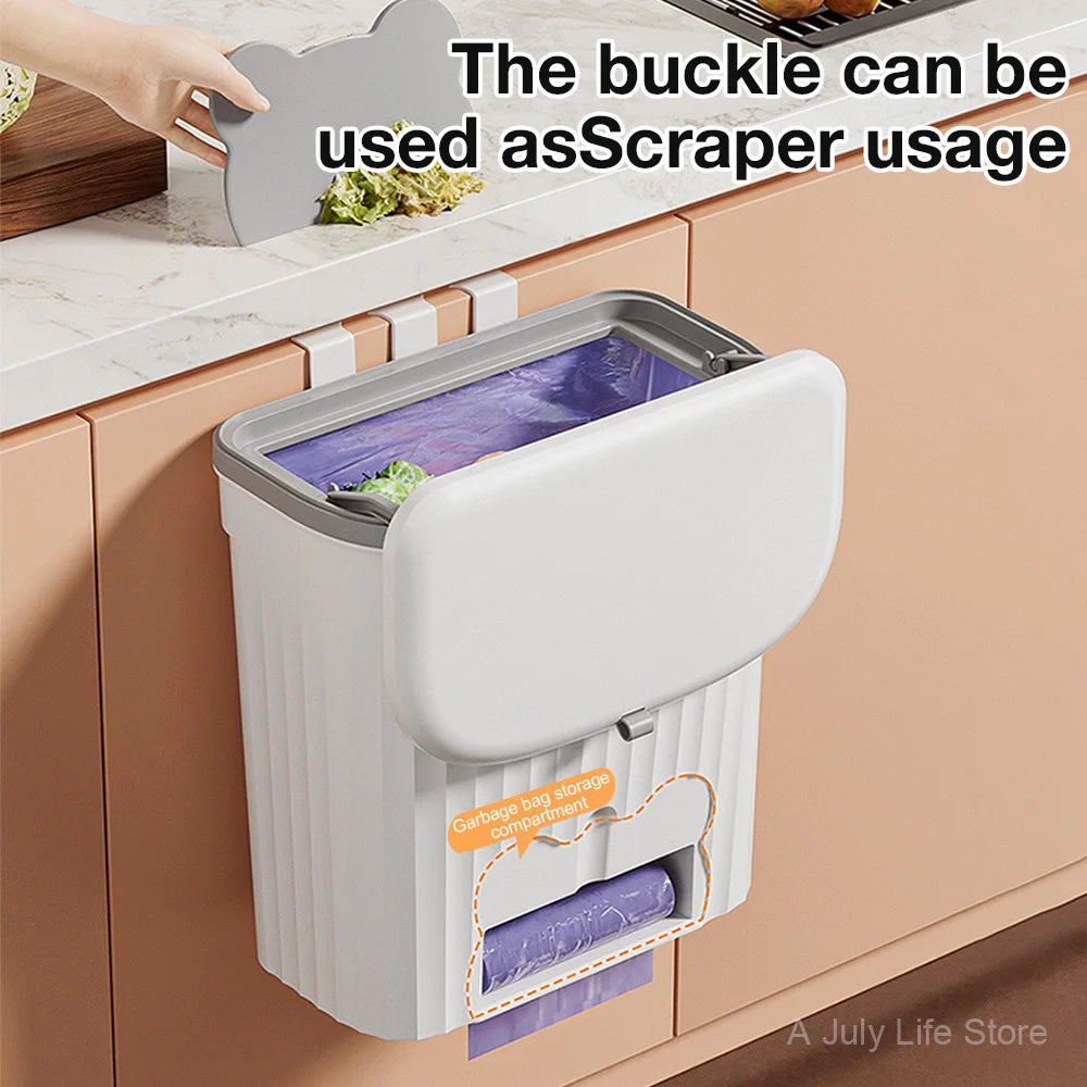Wall-Mounted Compost Bin – Space-Saving Kitchen Waste Solution