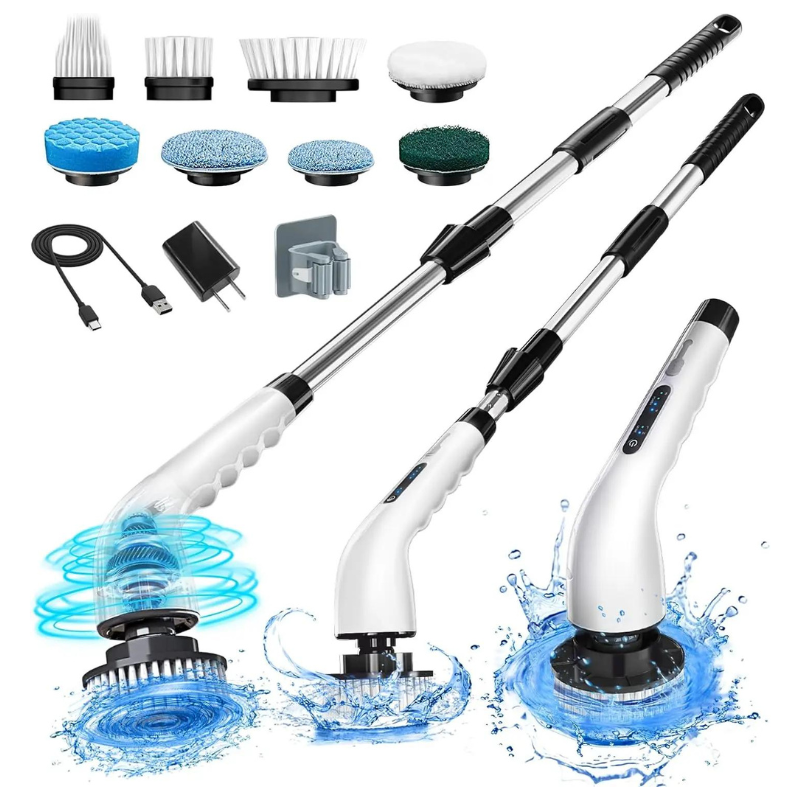9-in-1 Electric Spin Scrubber – Powerful Deep Cleaning Made Easy
