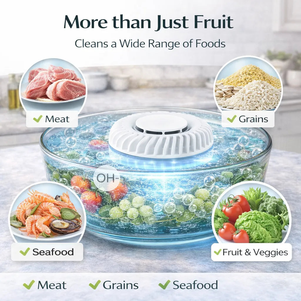 Fruit & Vegetable Washer – Remove Dirt & Residue for a Fresher, Cleaner Wash