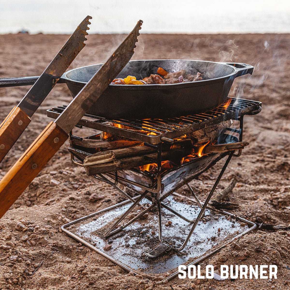 Portable Flatpack Camping Grill – Compact, Foldable & Ready for Outdoor Cooking