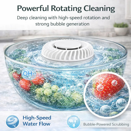 Fruit & Vegetable Washer – Remove Dirt & Residue for a Fresher, Cleaner Wash