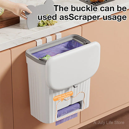 Wall-Mounted Compost Bin – Space-Saving Kitchen Waste Solution