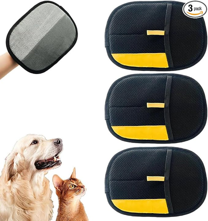 Reusable Pet Hair Remover Gloves – Effortlessly Remove Cat & Dog Hair from Furniture, Carpets & Car Seats