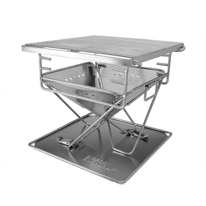 Portable Flatpack Camping Grill – Compact, Foldable & Ready for Outdoor Cooking
