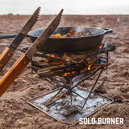 Portable Flatpack Camping Grill – Compact, Foldable & Ready for Outdoor Cooking