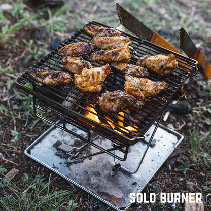 Portable Flatpack Camping Grill – Compact, Foldable & Ready for Outdoor Cooking