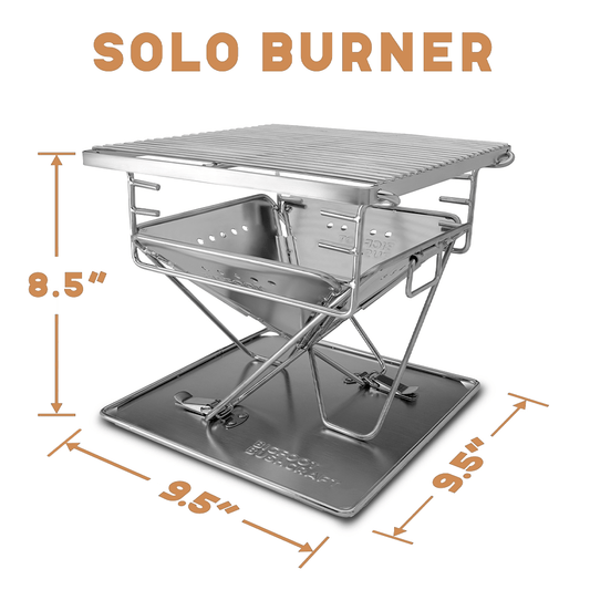 Portable Flatpack Camping Grill – Compact, Foldable & Ready for Outdoor Cooking